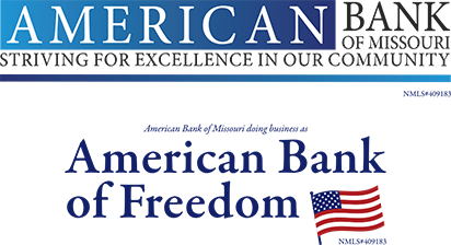 American Bank of Missouri - American Bank of Freedom Logo